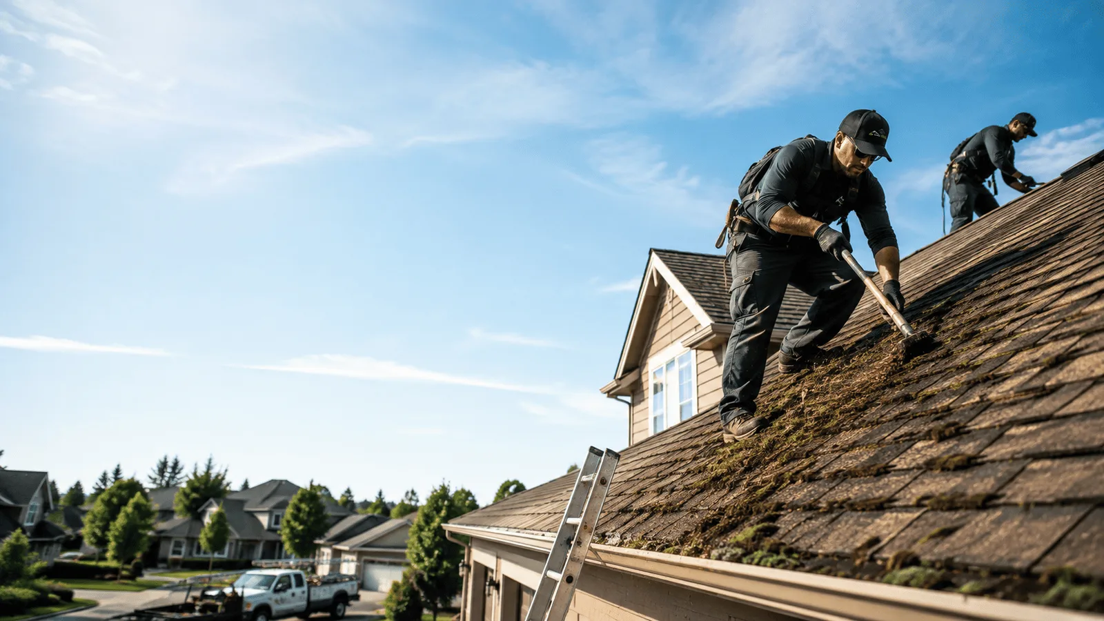 Roof Moss Removal in Frederick, OK near me